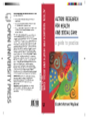 cover image of Action Research for Health and Social Care